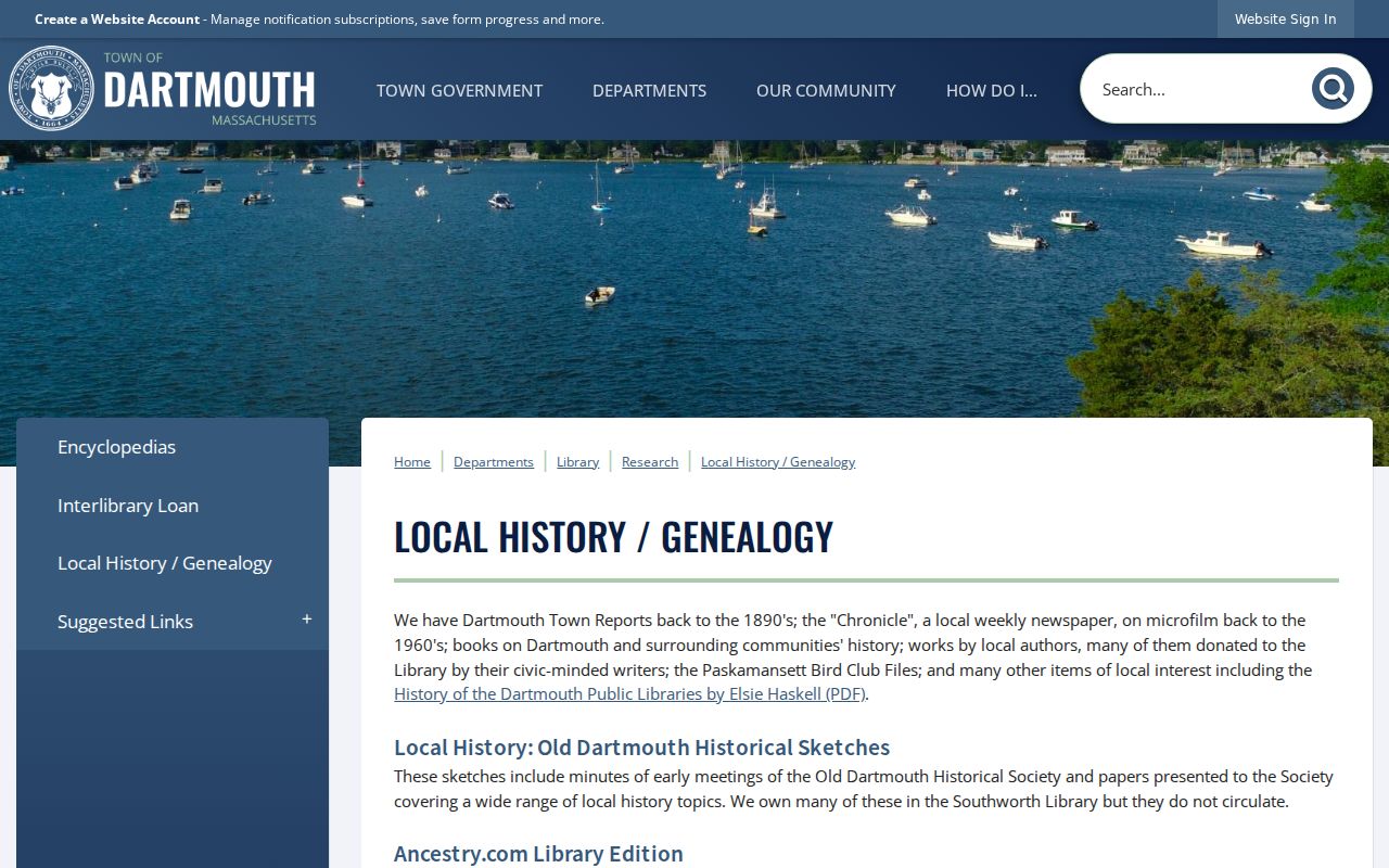 Dartmouth city directory local history and genealogy resources at the public library